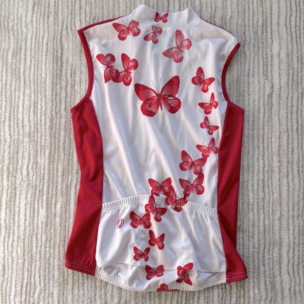 Pearl Izumi Butterfly Graphic Sleeveless Cycling Jersey Medium, NWOT - Picture 2 of 6